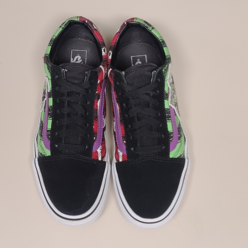 Vans X Nightmare Before Christmas old skool skateboard sneakers size 7 1/2 - Picture 4 of 13